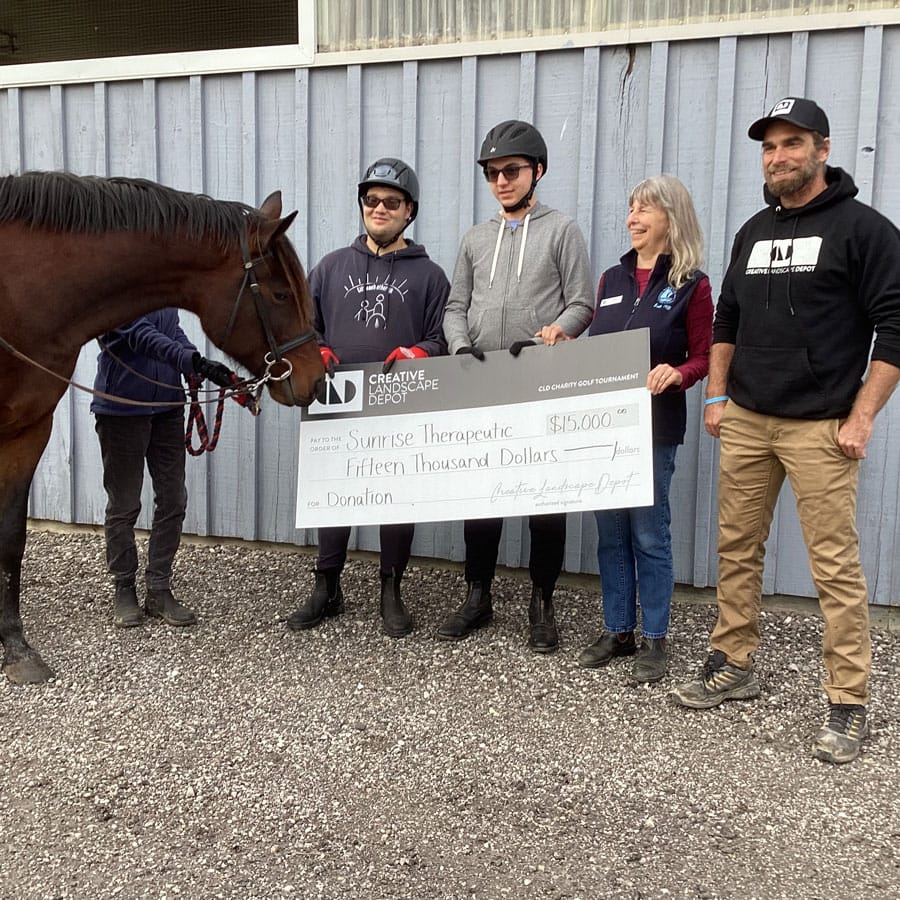 Creative Landscape Depot raises $15,000 for Sunrise post image