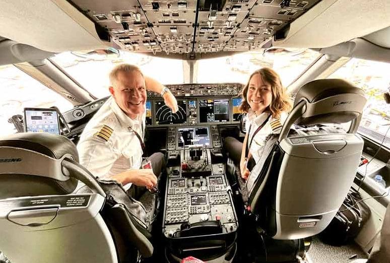 Following in her father’s footsteps led to an amazing view of the world and a fitting finale for his retirement post image