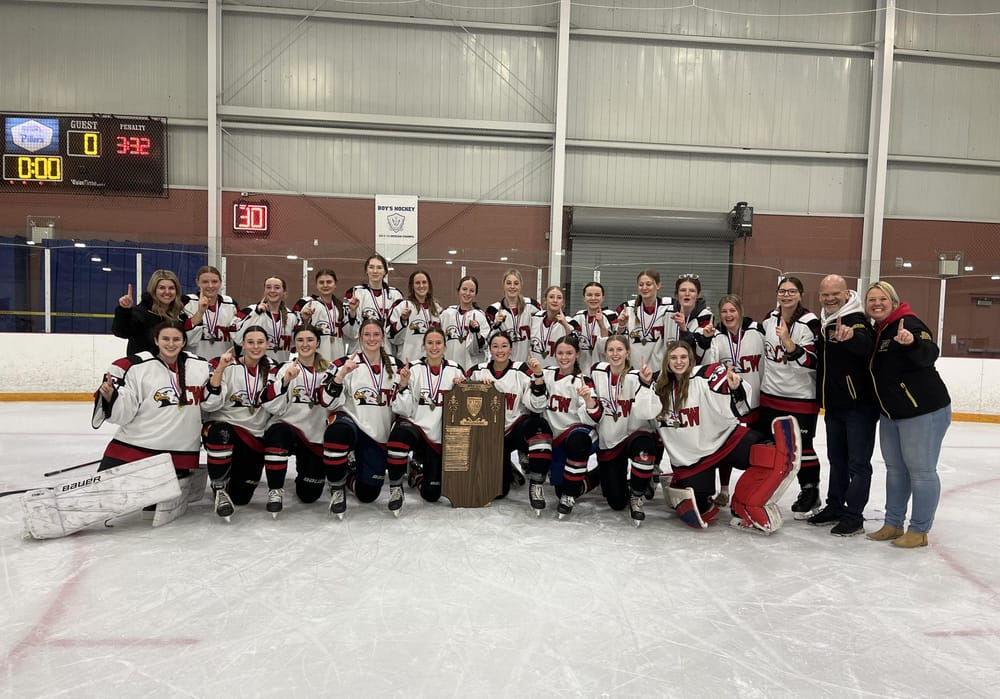 CWDHS Falcons District 10 girls’ hockey CWOSSA champions post image