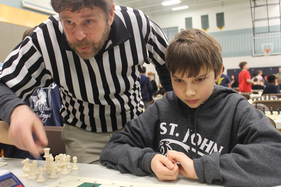 Students from Catholic school board battled it out during annual chess tournament post image