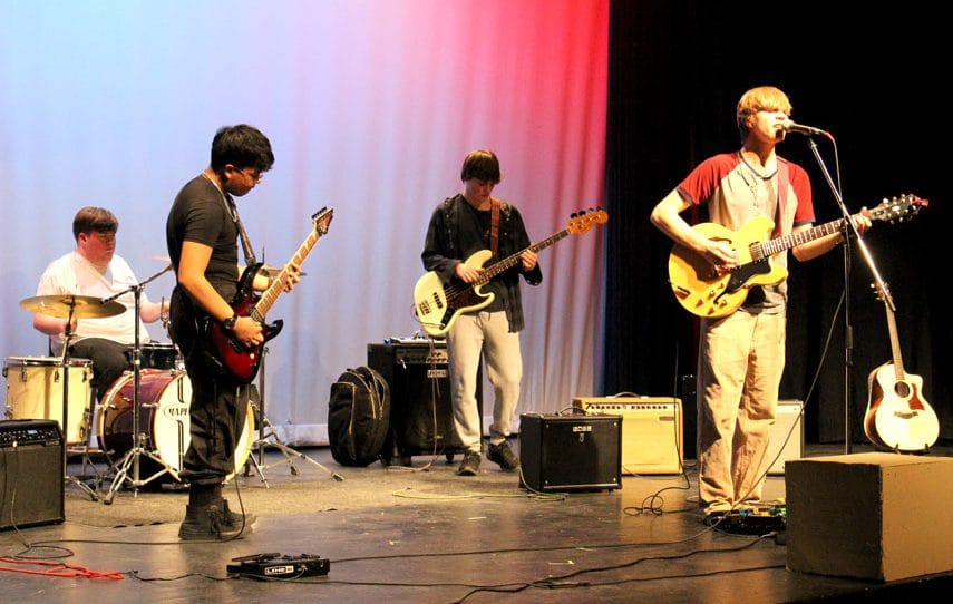 Battle of the bands brought crowd to Our Lady of Lourdes Catholic High School post image