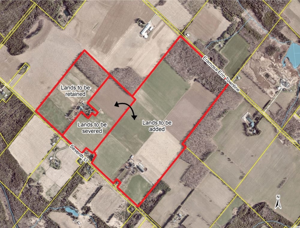 Township favours straight lines for lot severance post image