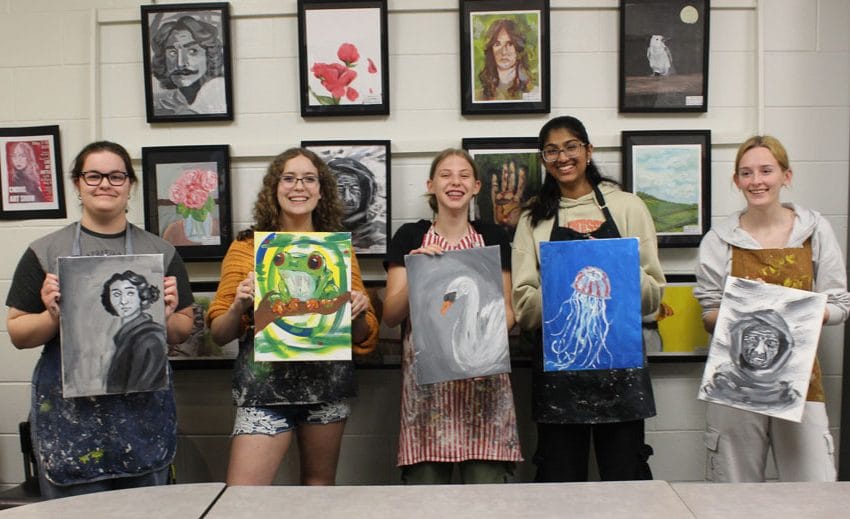 Student paintings displayed at Centre Wellington Community Sportsplex post image