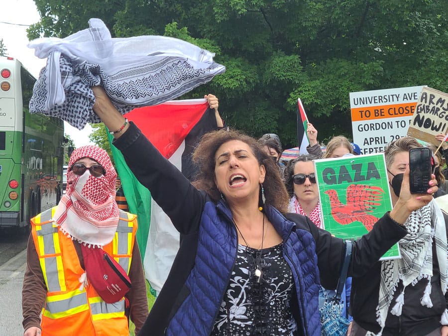 Pro-Palestine protestors call on MPs, U of G for arms embargo, divestment post image