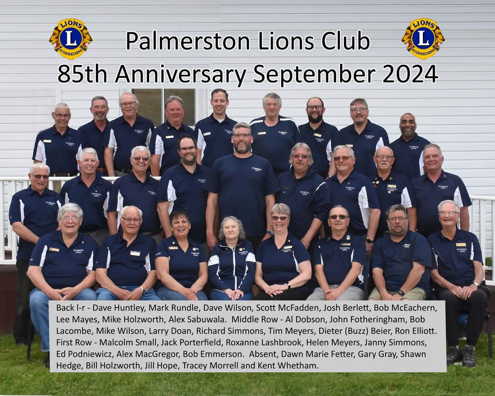 Palmerston Lions Club closed formal meeting for the year post image