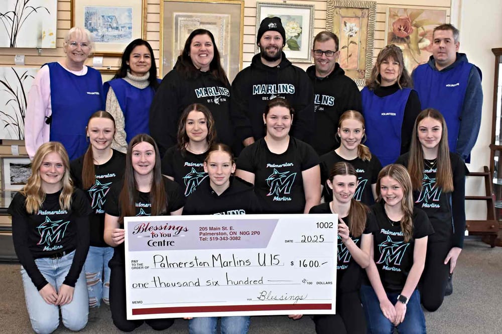 Blessings to You Centre donates $1,600 to Palmerston Marlins post image