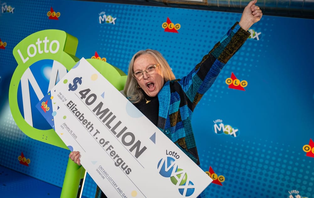 Fergus woman wins $40-million Lotto Max prize post image