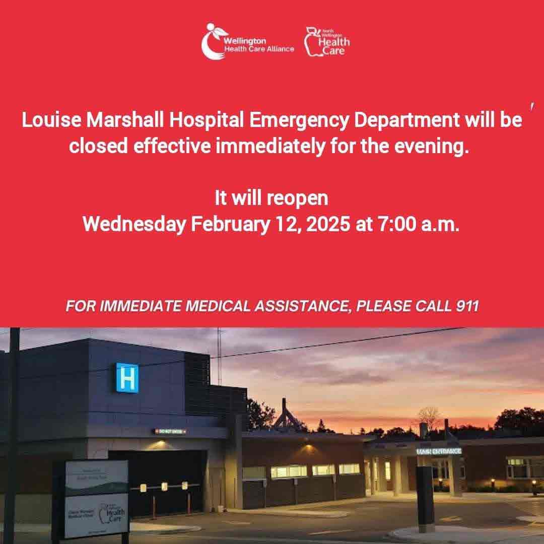 Louise Marshall emergency department closed again post image