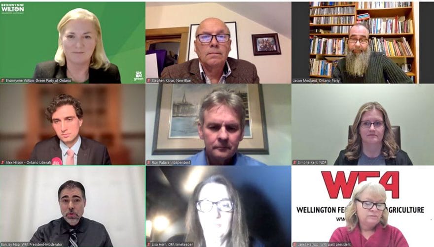 Wellington-Halton Hills candidates square off in first debate post image