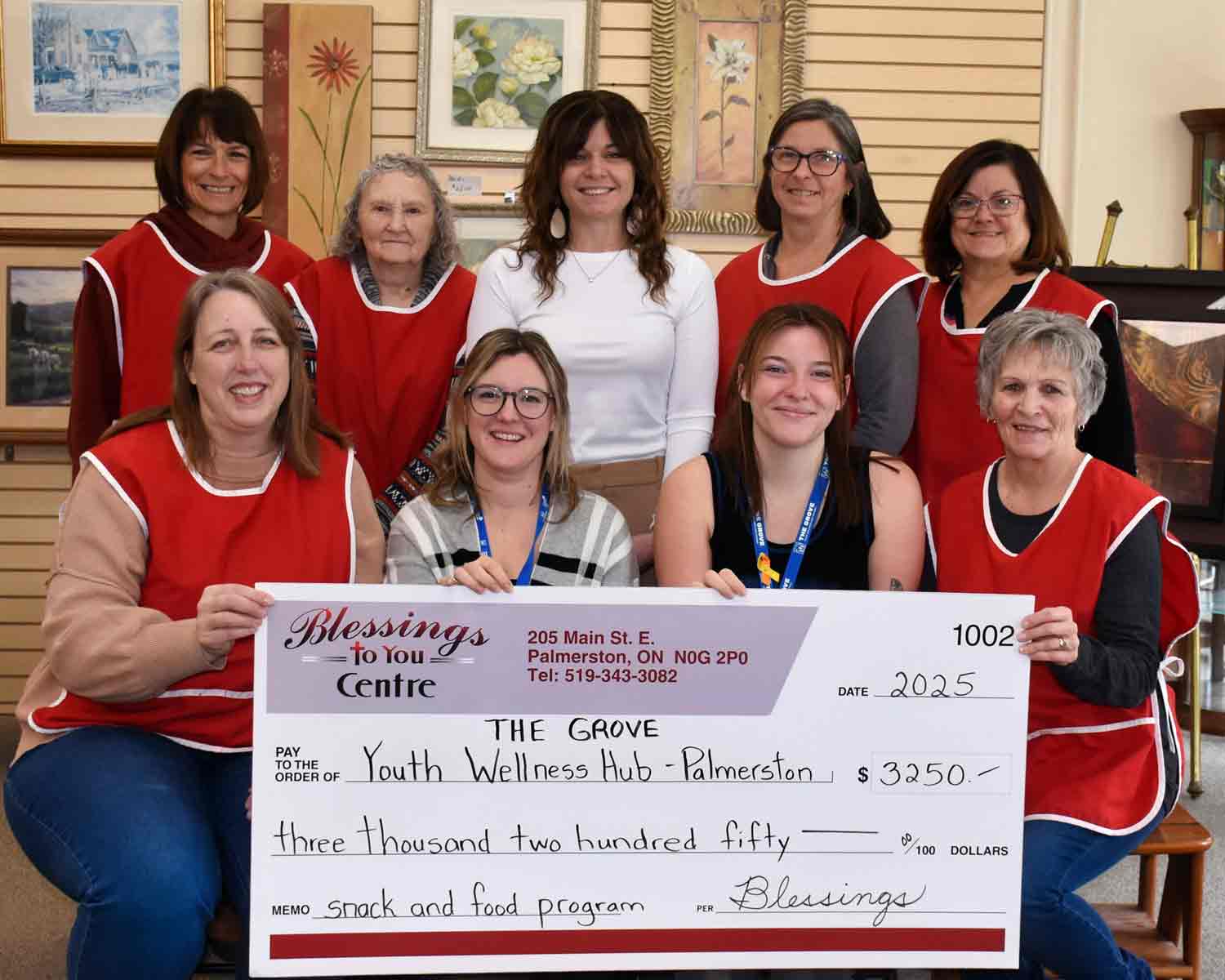 Palmerston's Blessings to You donates to Grove Hub post image