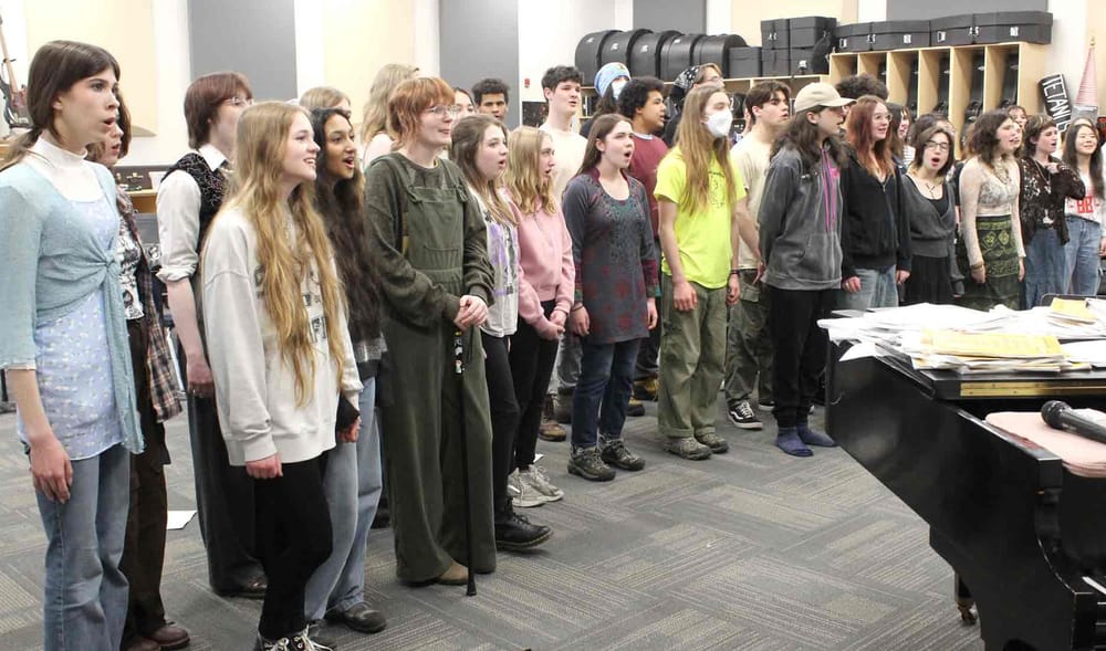 High school students record vocals at Metalworks Studio post image