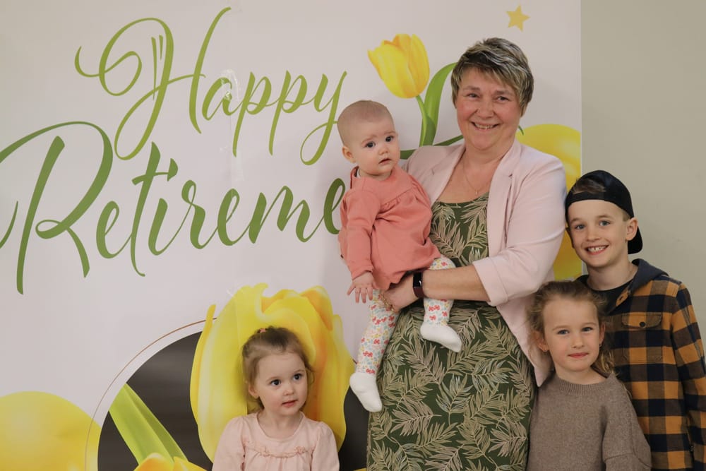 Wellington Advertiser circulation manager Catharine Goss celebrates her retirement post image