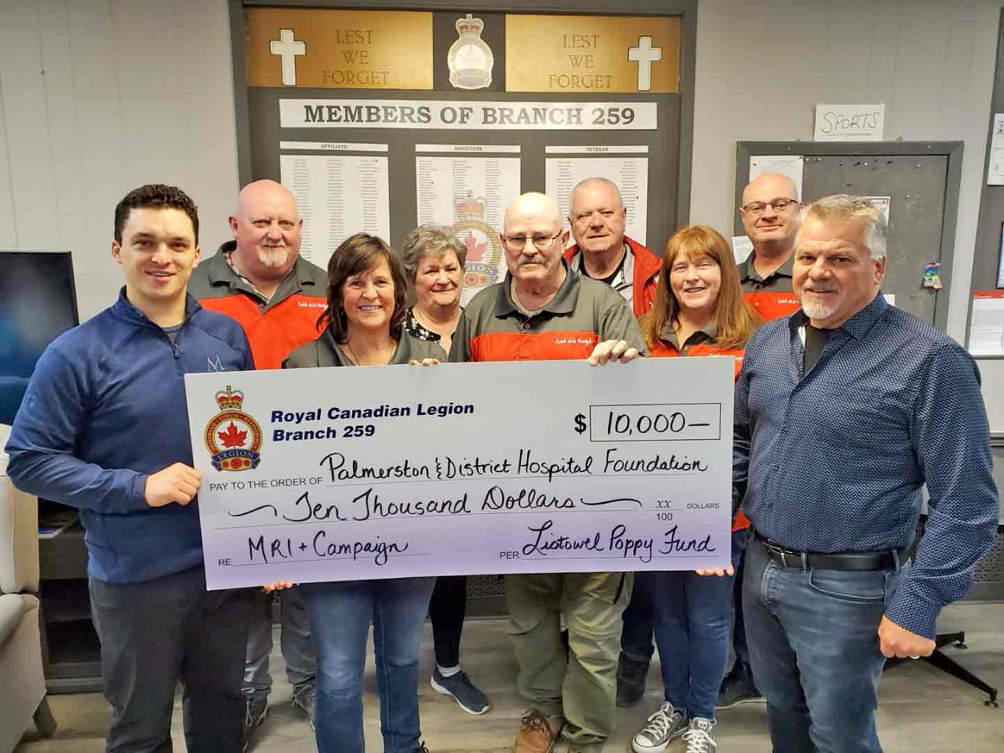 Palmerston and District Hospital Foundation receives $10,000 donation post image