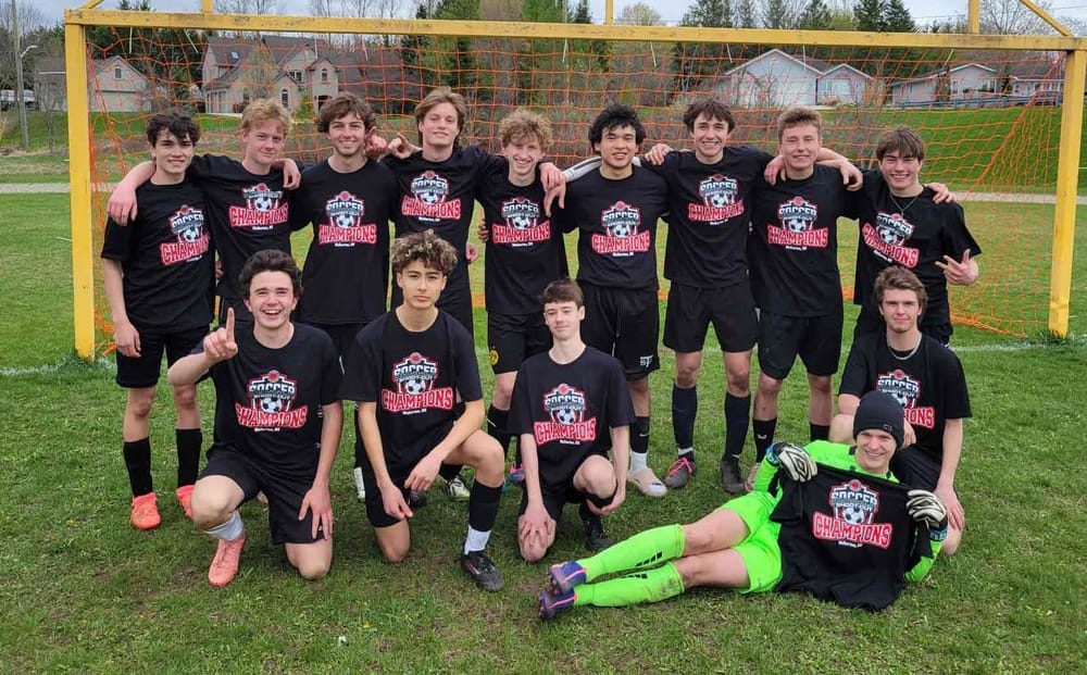 WHSS Varsity Boys Soccer team on route to CWOSSA championships post image