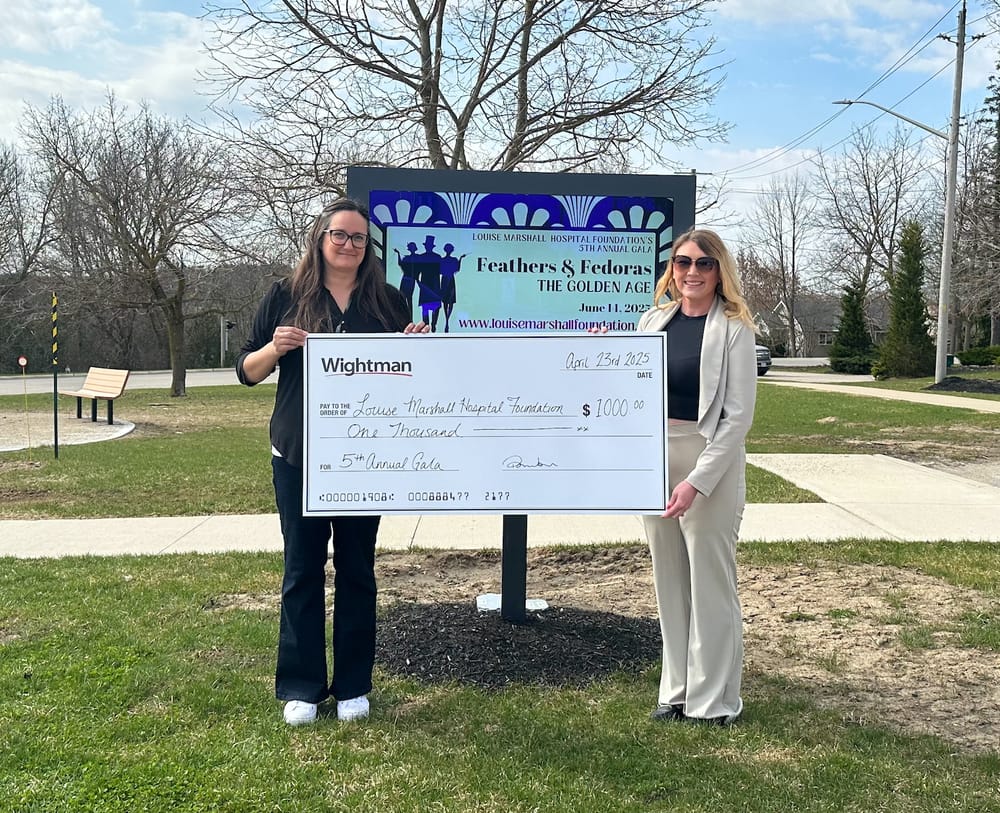 Wightman donates to local hospitals post image