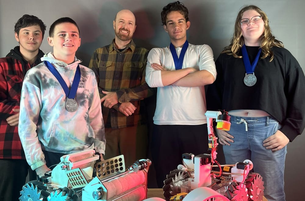 Erin District High School robotics team wins silver at Skills Ontario competition post image