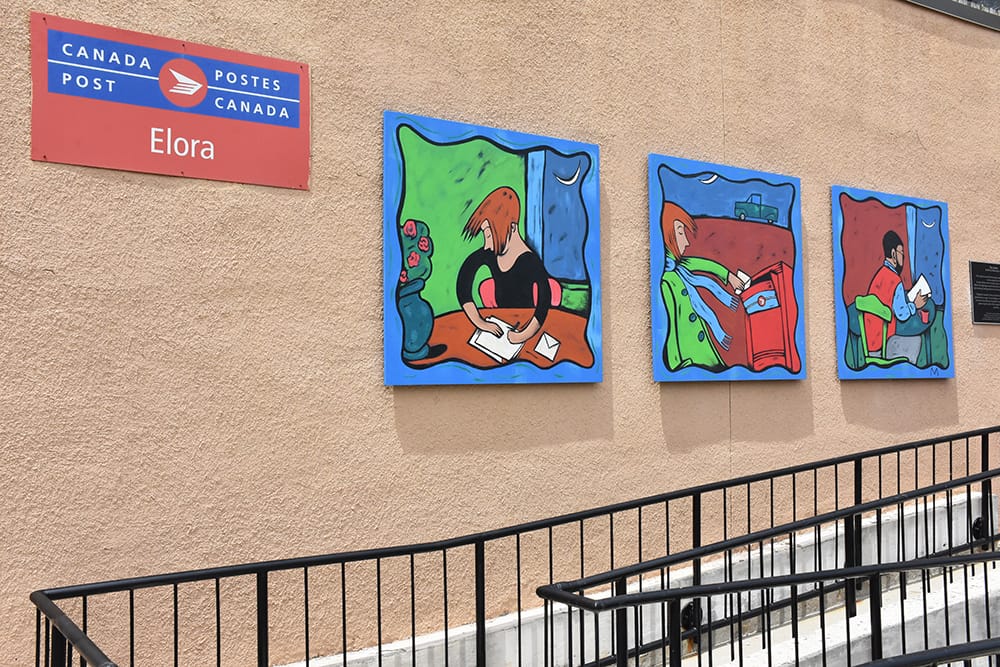 Iconic Elora artwork has been revived, returned to post office post image