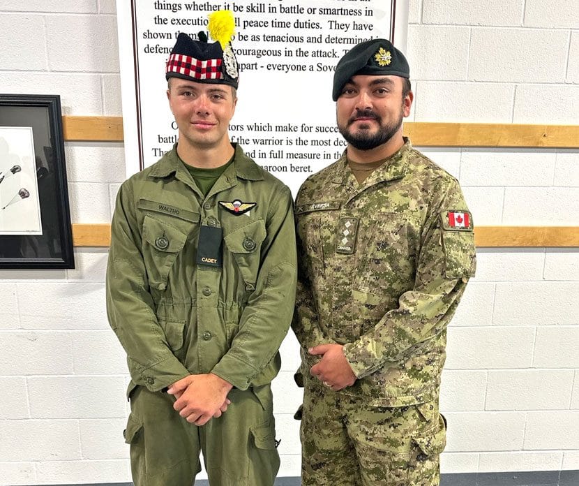 Fergus army cadet first in town to earn military parachutist wings post image