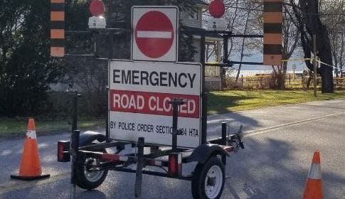 Police investigating after pedestrian struck by transport truck post image