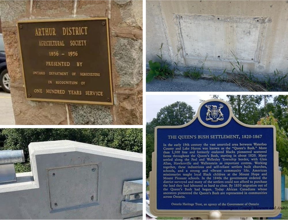 Rash of metal plaque thefts uncovered across Wellington County post image