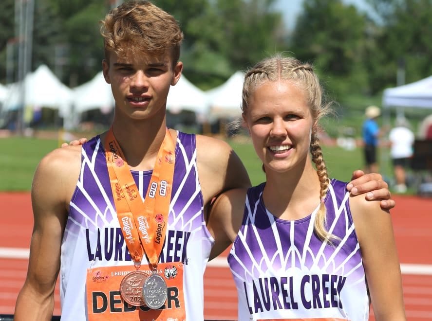 Siblings compete at track and field championships in Calgary post image