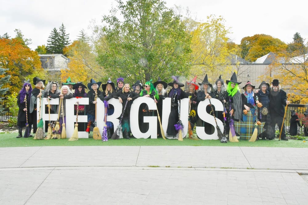 Fergus community trick-or-treats in downtown area post image
