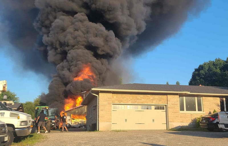 Garage a ‘total loss’: deputy fire chief post image