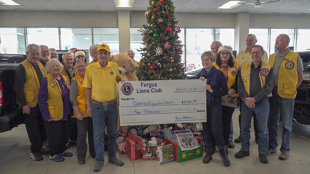 Fergus Lions launch 20th annual toy drive