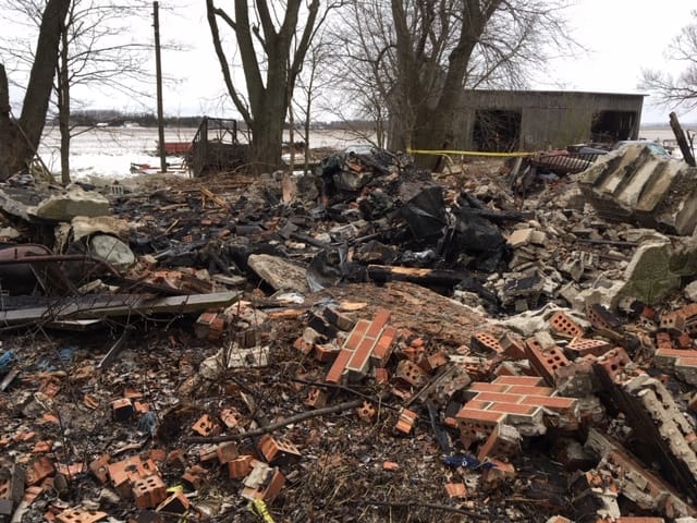 Arson suspected as house destroyed