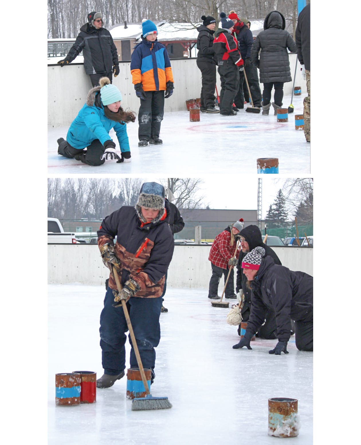 Tin can curlers hit the ice at Moorefield rink