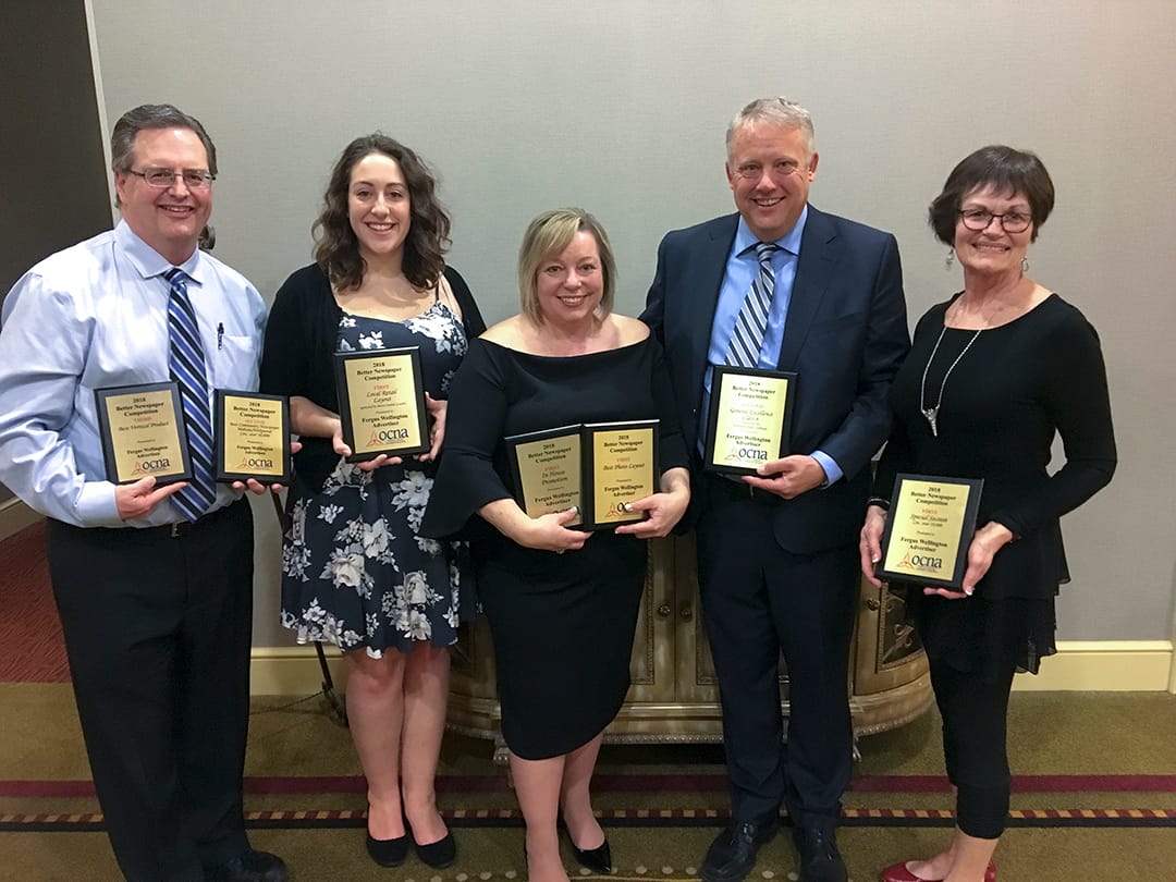Advertiser wins seven OCNA awards