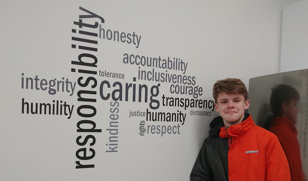 Erin student at provincial public speaking competition