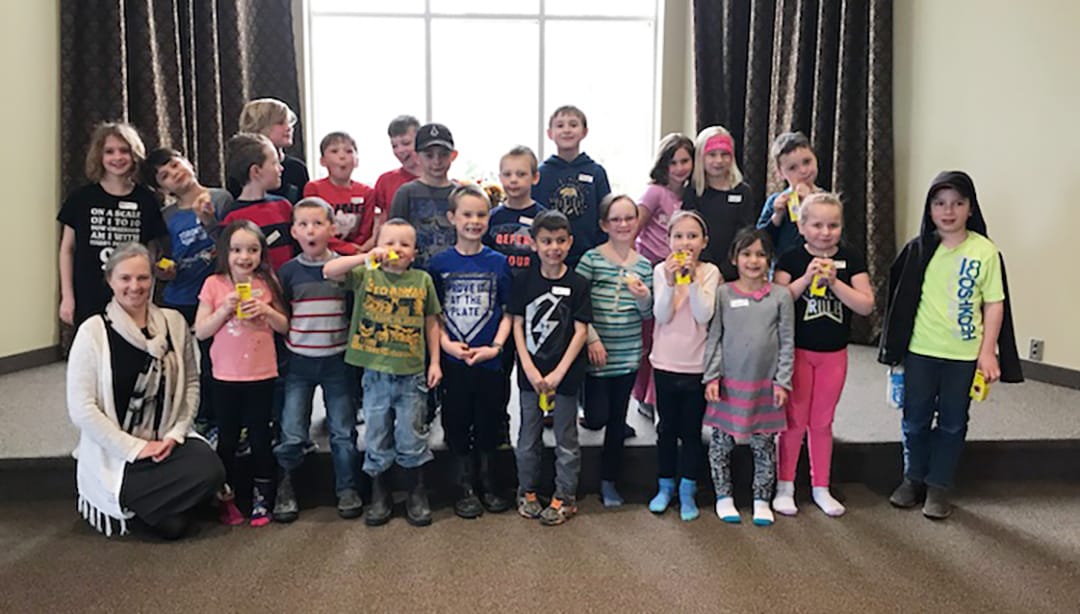 Music for Young Children at Cloverbuds 4-H meeting