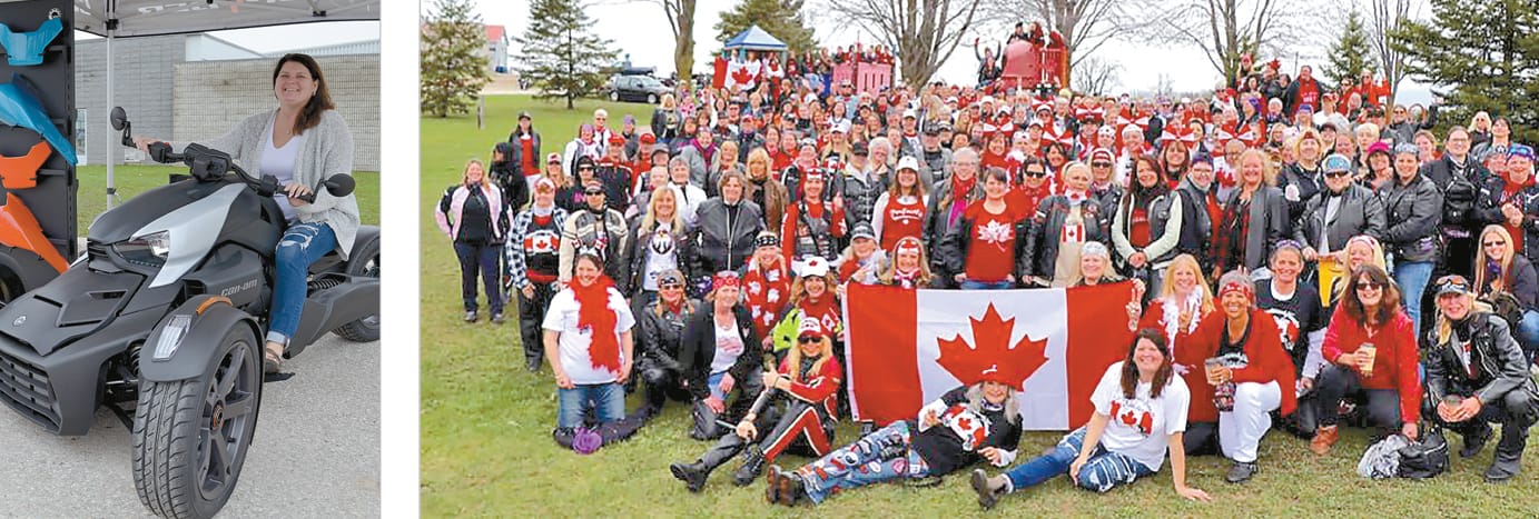 Female riders converge on Fergus