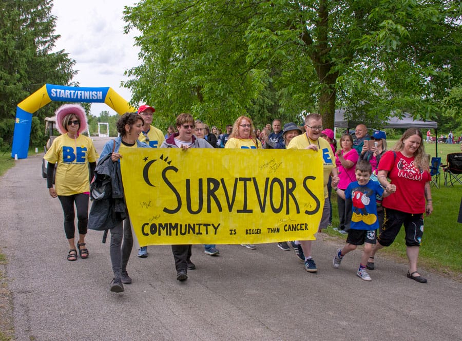 Wellington County Relay for Life event at Guelph Lake led by cancer survivors