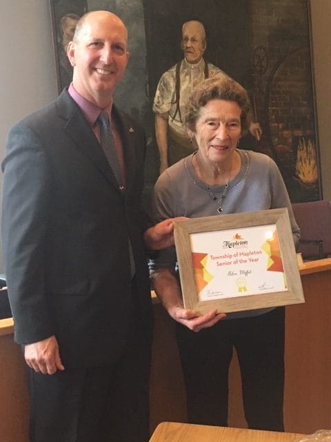 Helen Moffat recognized as Senior of the Year