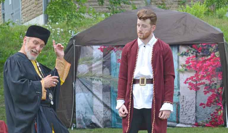 ECT's presentation of "The Merchant of Venice" continues this weekend in Elora's Bissell Park