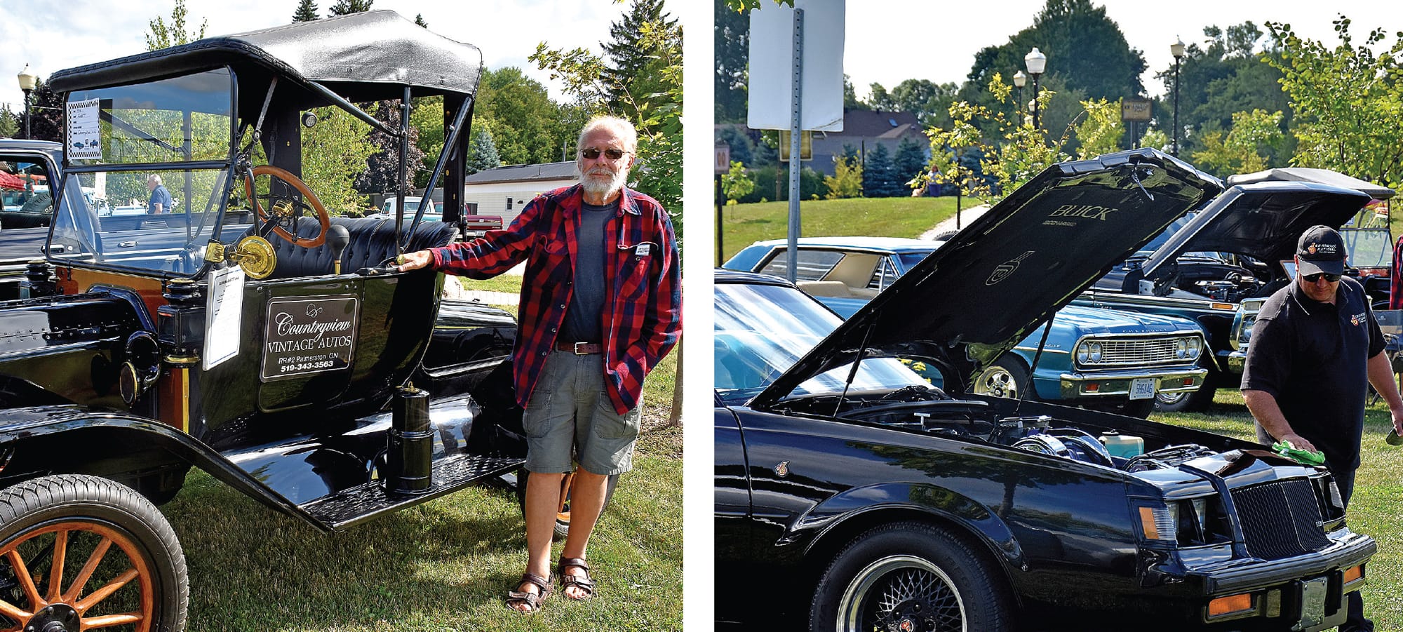 Classic vehicles at Palmerston car and pickup show on Aug. 25