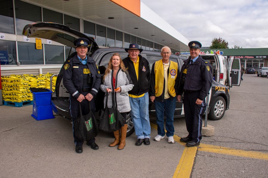 Wellington County OPP Auxiliary held its annual "Stuff a Cruiser"