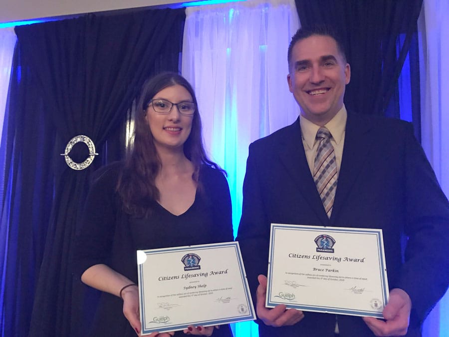 Sportsplex employees recognized  for life-saving use of defibrillator