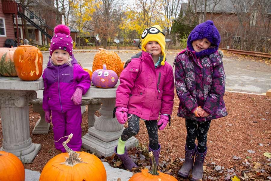 Station Road Nursery School held its annual Pumpkin Walk