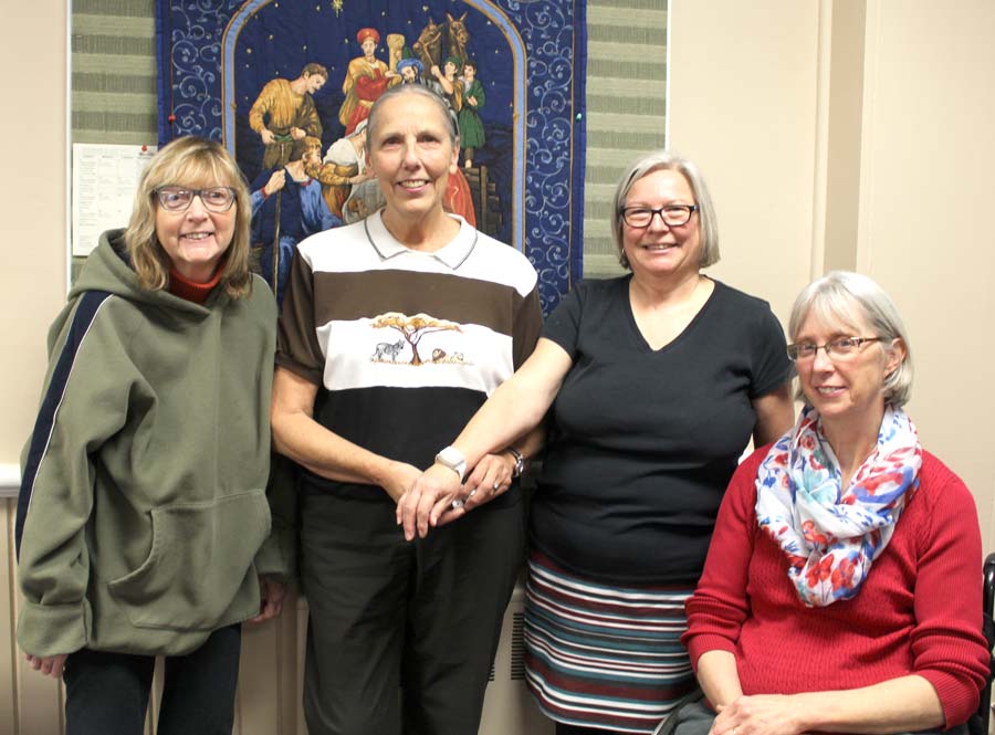 Victim Services  representatives explain  Project Lifesaver to UCW