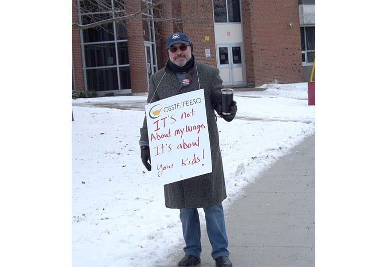 Teachers stage one-day strike