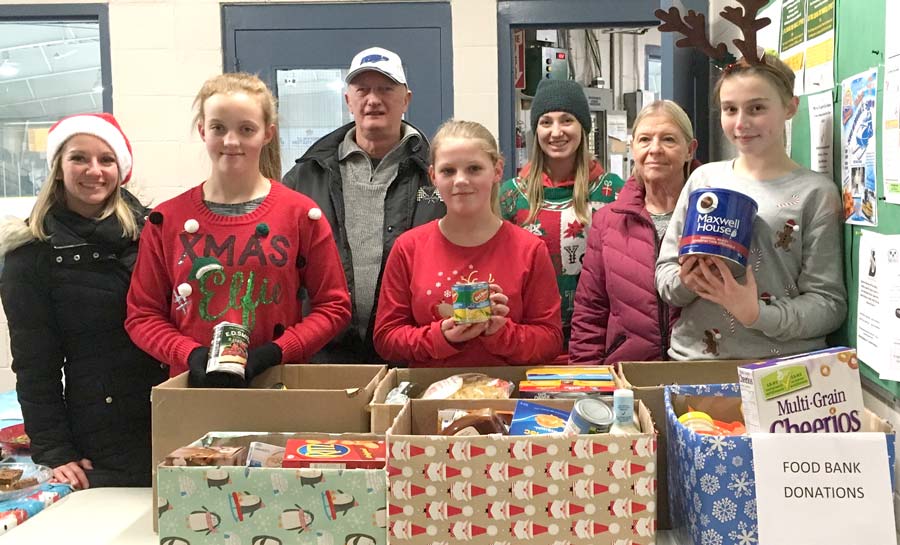 Skating show benefits food bank