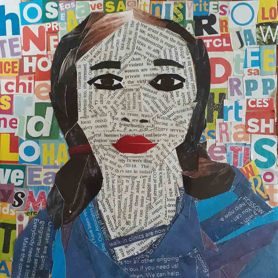 CWDHS students tackle at-home art projects