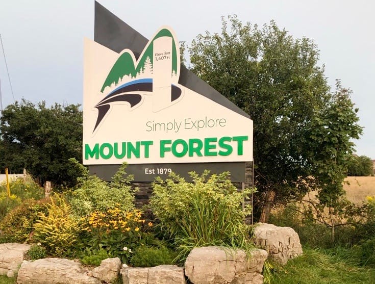 New Mount Forest entrance signs spark debate and vandalism