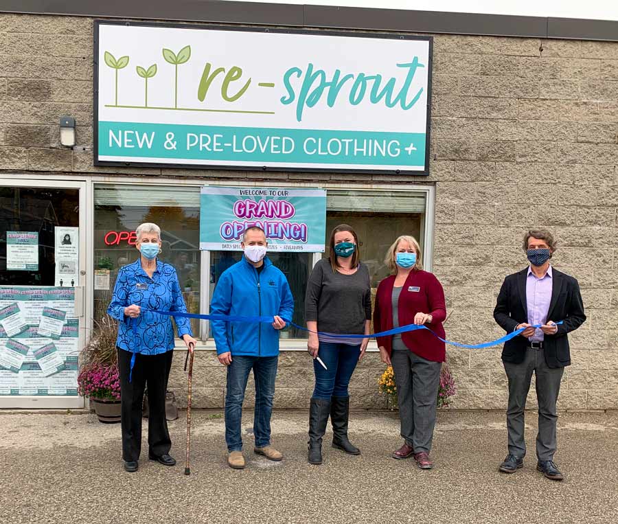 Ribbon cutting ceremony celebrates opening of Re-Sprout business
