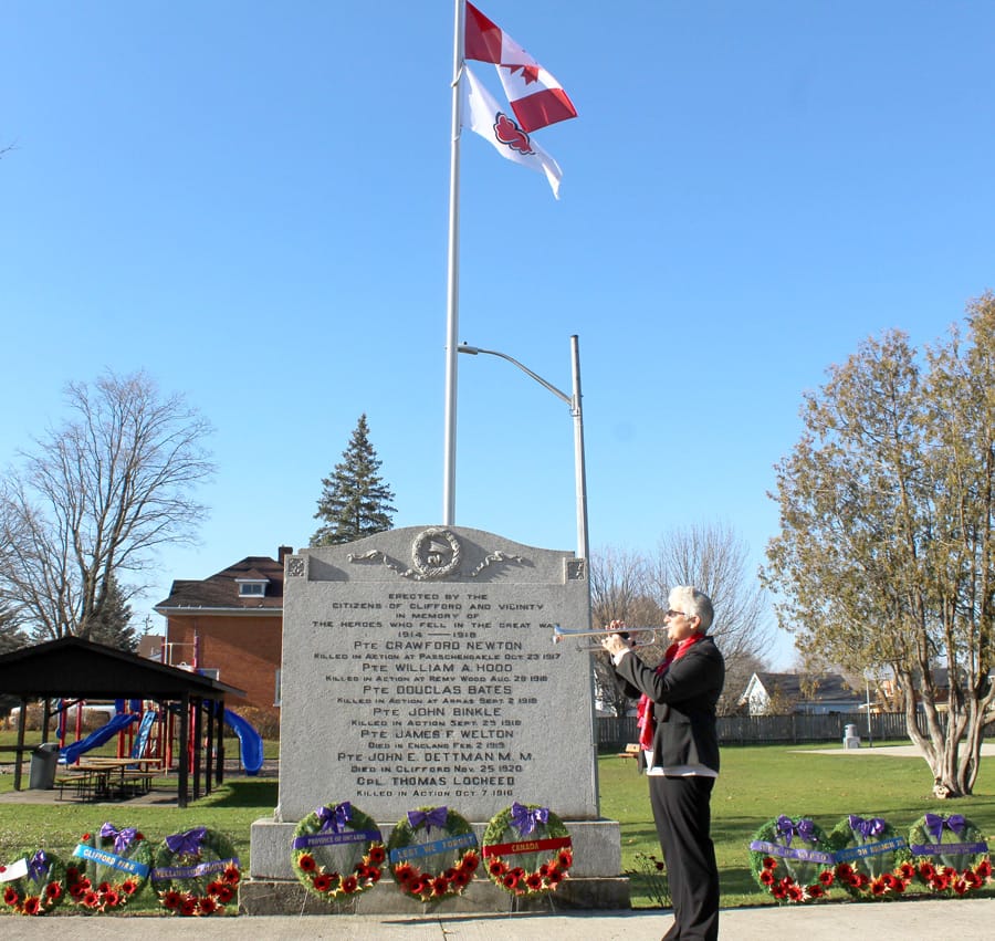 Clifford held a Service of Remembrance on Nov. 8