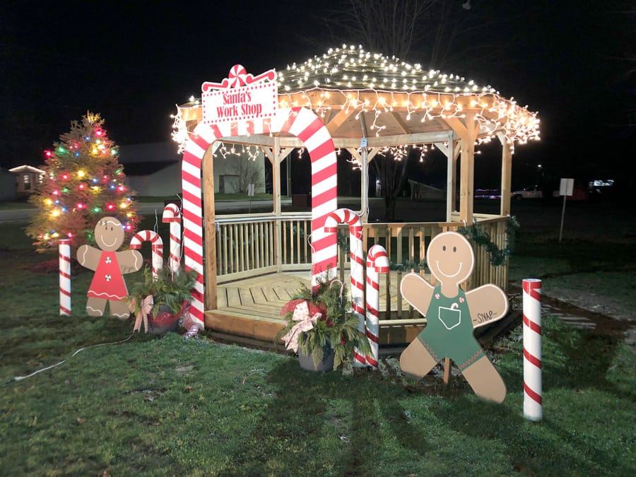 Minto parks lit up for  season