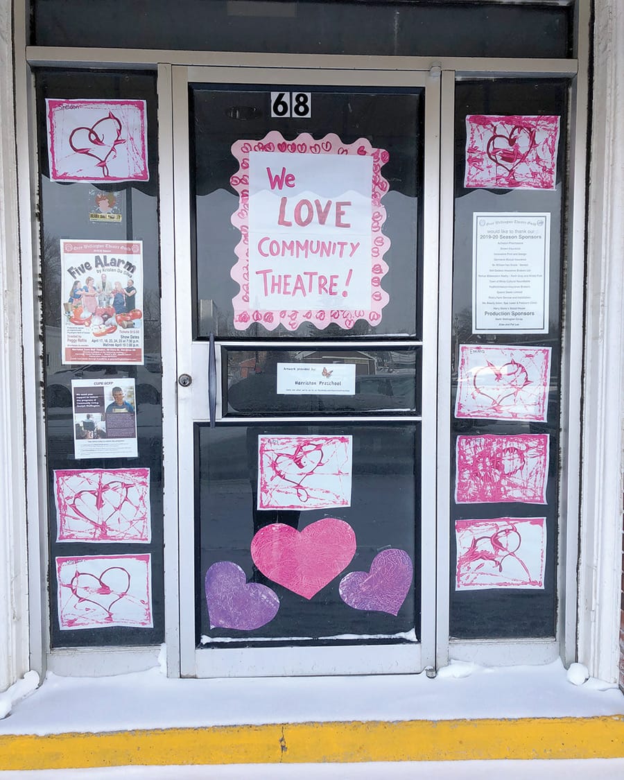 Preschoolers show support for the arts with artwork of their own